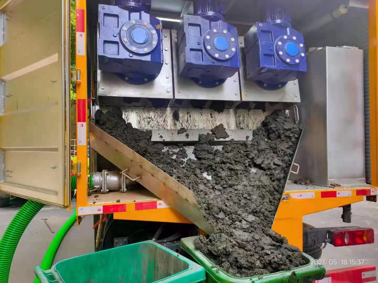 新县化粪池清掏城市维护站-泥浆净化干湿分离处理